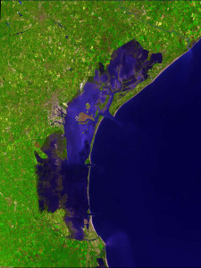 Venice Lagoon seen from the skylab