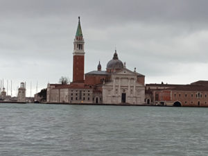 The most famous building built by Andrea Palladio in Venice: the Church of Saint George
