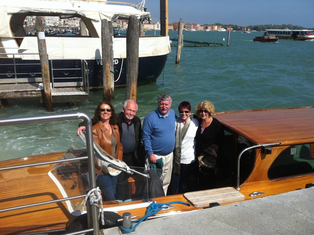 Cinzia qualified tour guide and great guest of Venice Guide and Boat during a tour