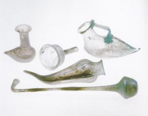 Some glass objects from the 1st -2nd C AD